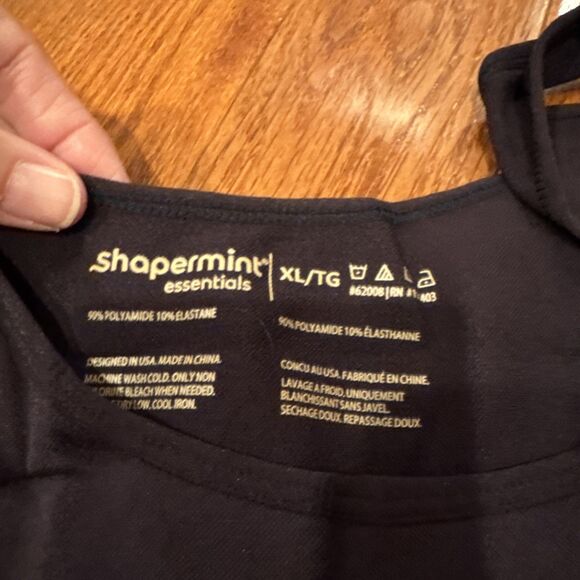 Shapermint Womens All Day Every Day Tank Cami XL Black Compression Shapewear NEW - Picture 3 of 6